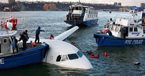 Аварийная посадка самолета на воду