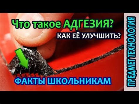 Адгезия клея: определение и значение