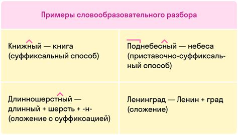 Анализ глагола по составу: основные способы и примеры