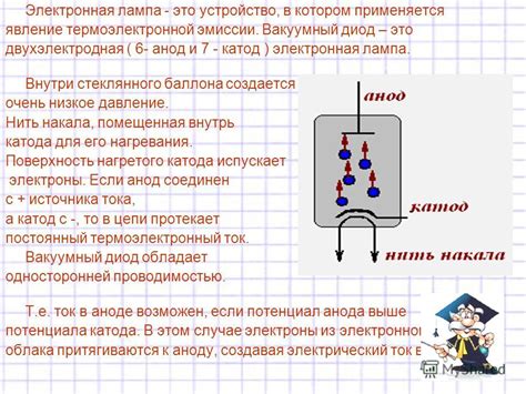 Анод и катод: основные понятия