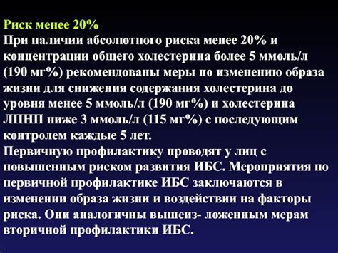 Атеросклероз БЦА у лиц с повышенным уровнем холестерина