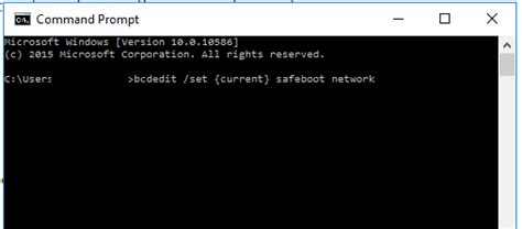 Безопасность safe mode with command prompt