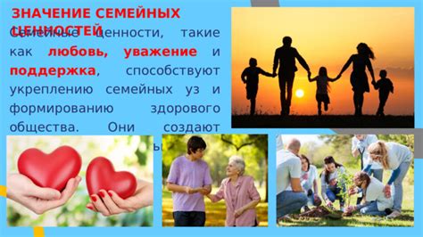 Бережное сохранение семейных ценностей