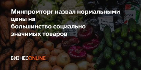 Бизнес-модели социально значимых товаров