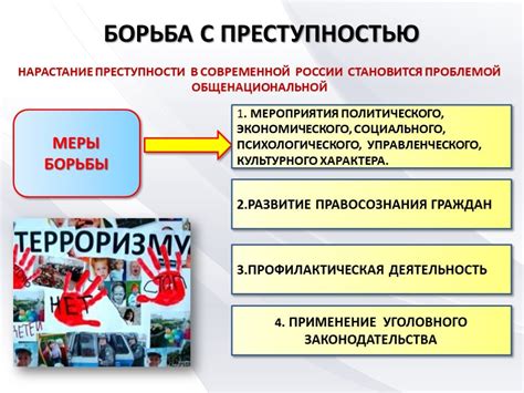 Борьба с преступностью: меры и программа