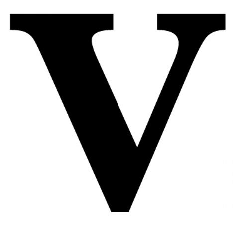 Буква "V"