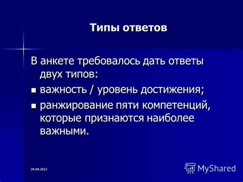 Важность информативных ответов