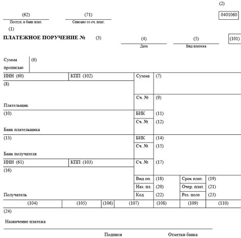 Важность правильного заполнения платежного поручения