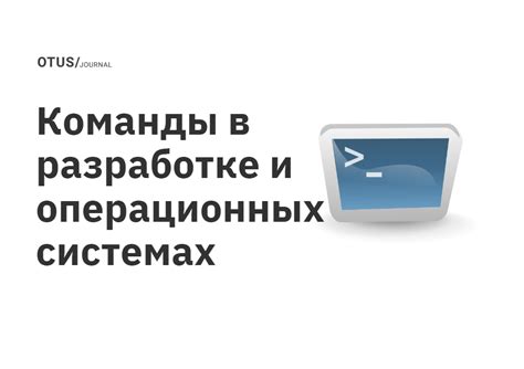 Ввод команд в операционных системах