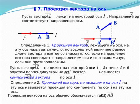 Вектор и его компоненты