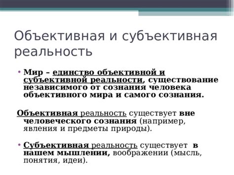 Взаимосвязь объективного смысла и субъективной интерпретации