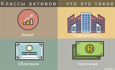 Виды активов: какие они бывают и чем они отличаются