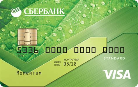 Виды карт Visa Сбербанк