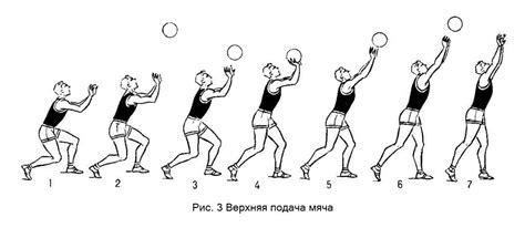 Виды техники подачи волейбола