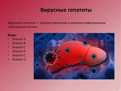 Вирусные инфекции и вирусные гепатиты