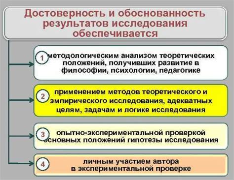 Влияние методологических проблем на достоверность научных результатов