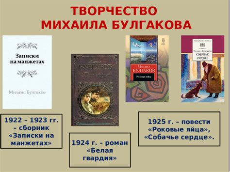 Влияние общественно-политической обстановки на творчество Михаила Булгакова