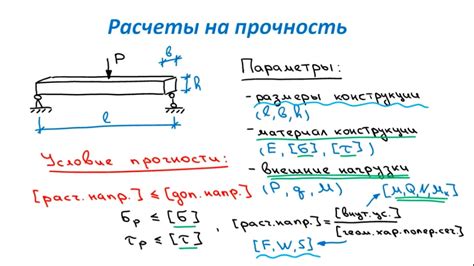 Влияние одинакового сечения на прочность конструкций