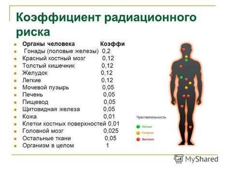 Влияние радиационного фона на организм