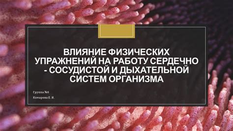 Влияние рассинхронизации на работу организма