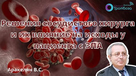 Влияние сосудистого компонента на организм