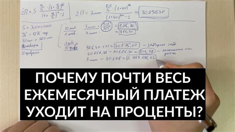 Влияние суммы погашения основного долга на финансовое положение