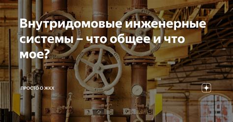 Внутридомовые инженерные системы: основные составляющие и основные функции