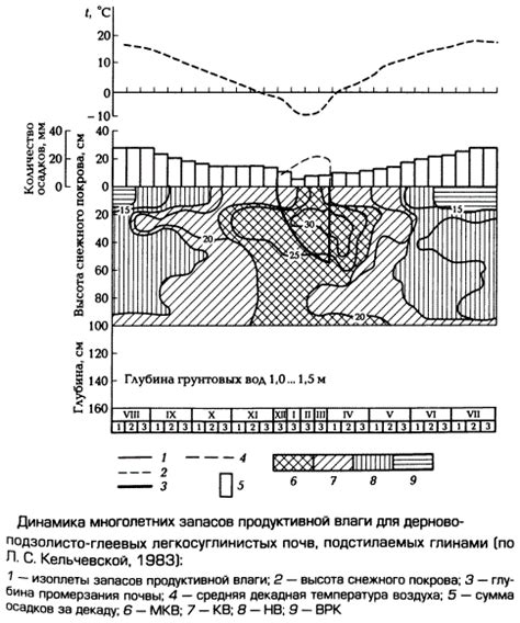 Водный режим глинистых почв