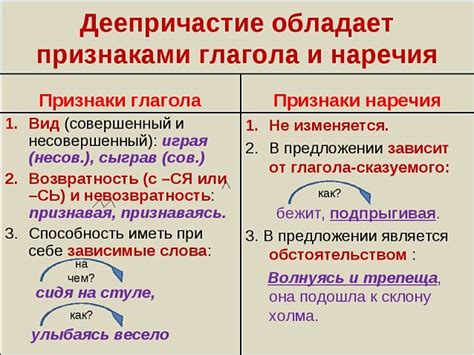 Возвратное деепричастие: что это, особенности, примеры