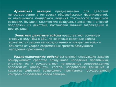 Возможности и задачи команды воздушной поддержки