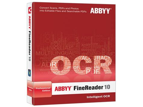 Возможности программы ABBYY FineReader 10