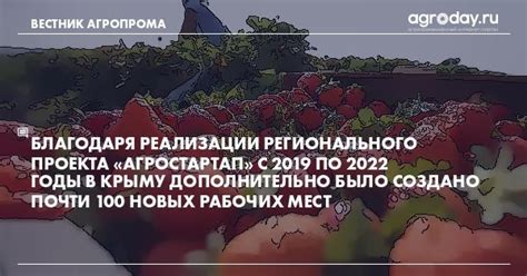 Возможности создания новых рабочих мест через продукцию регионального значения