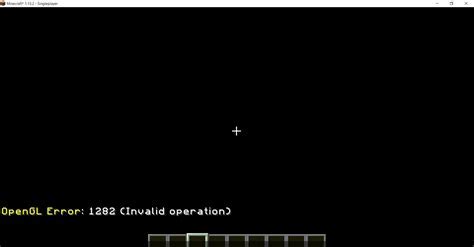 Возможные причины ошибки opengl 1282 invalid operation