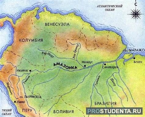 Волга и Амазонка: длина и мощность рек