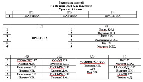 Временные отклонения в расписании учебных занятий: как справиться?