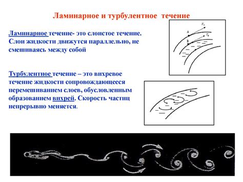 Где происходит турбулентное течение?