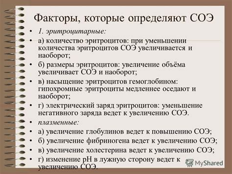 Генетические факторы, влияющие на Соэ равен 1