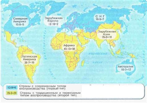 Географические аспекты формулы воспроизводства населения