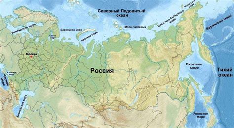 Географическое положение Североморска в море