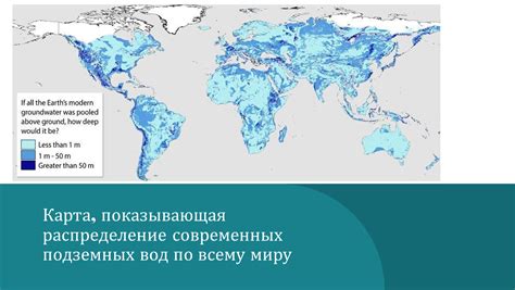 Географическое распределение водоразделов