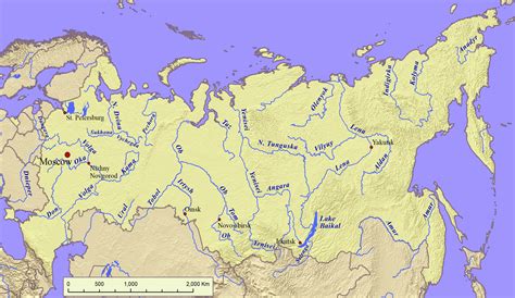 Главные реки России