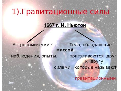 Гравитационные силы: влияние массы на взаимодействие частиц