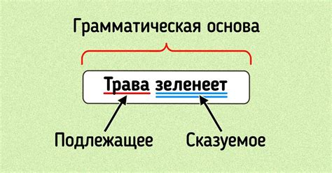 Грамматическая основа: понятие и значение