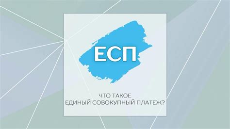 ЕСП: что это и для чего нужен?