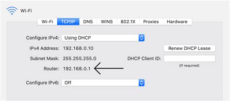 Зависимость default gateway от IP-адреса