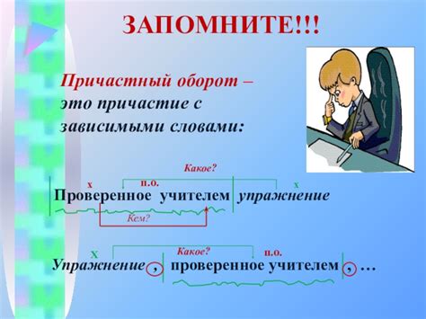 Запятая при обособлении причастных оборотов