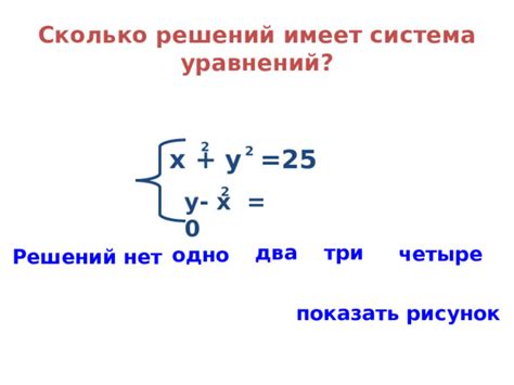 Зачем нужно знать, что система уравнений имеет только одно решение?