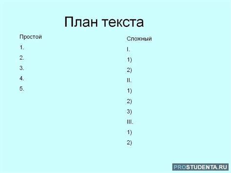 Зачем создавать сложный план