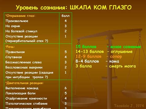 Значение Шкг 15 баллов в медицине