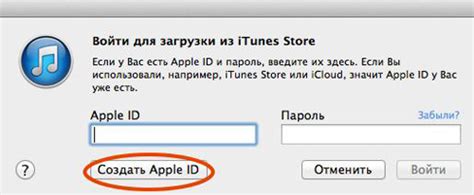 Значение входа в iTunes Store